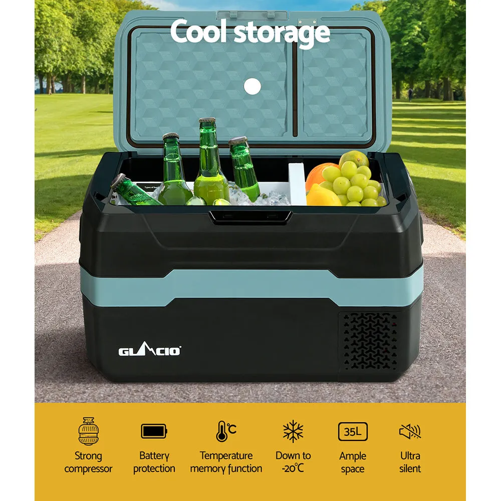 35L Portable Fridge Freezer Fridges Cooler Camping 12V/24V/240V Caravan