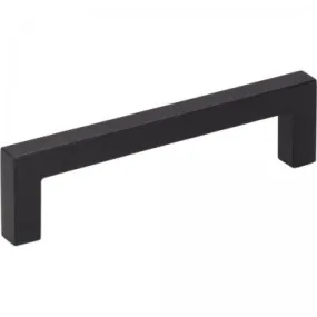 96 MM CENTER-TO-CENTER MATTE BLACK SQUARE STANTON CABINET BAR PULL #625-96MB