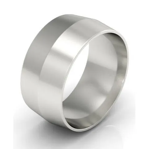 9mm Knife Edge Wedding Ring in 18-Karat