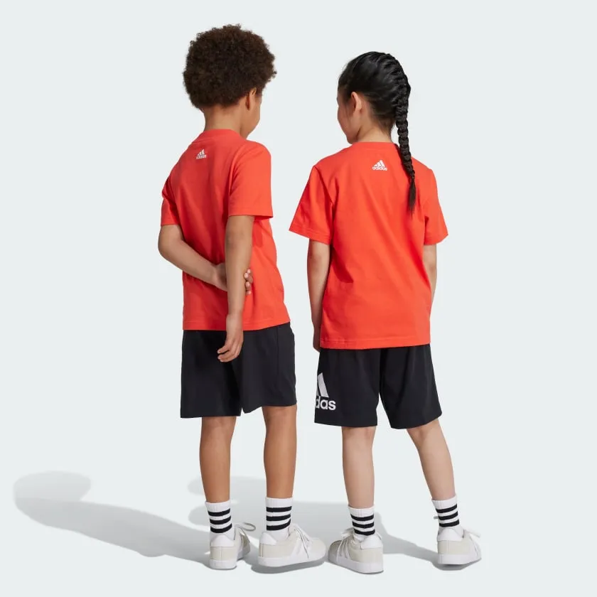 Adidas Essentials Logo Kids Tee & Short Set