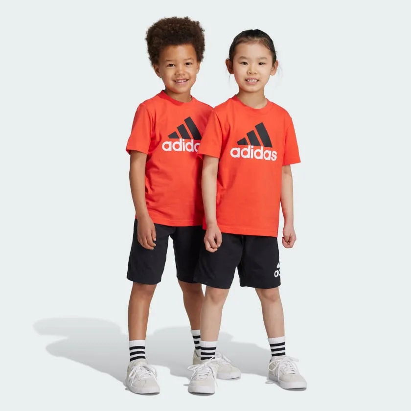 Adidas Essentials Logo Kids Tee & Short Set