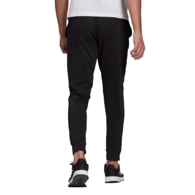 Adidas Essentials Single Jersey Tapered Cuff Men Lifestyle Pant Black