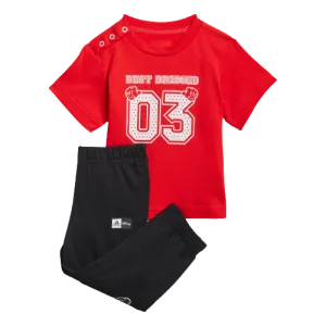 Adidas X Disney Baby-Boys Training Suit White / Red