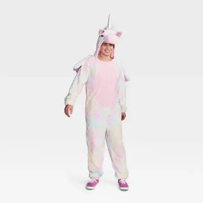 Adult Plush Unicorn Halloween Costume Jumpsuit L - Hyde & EEK! Boutique