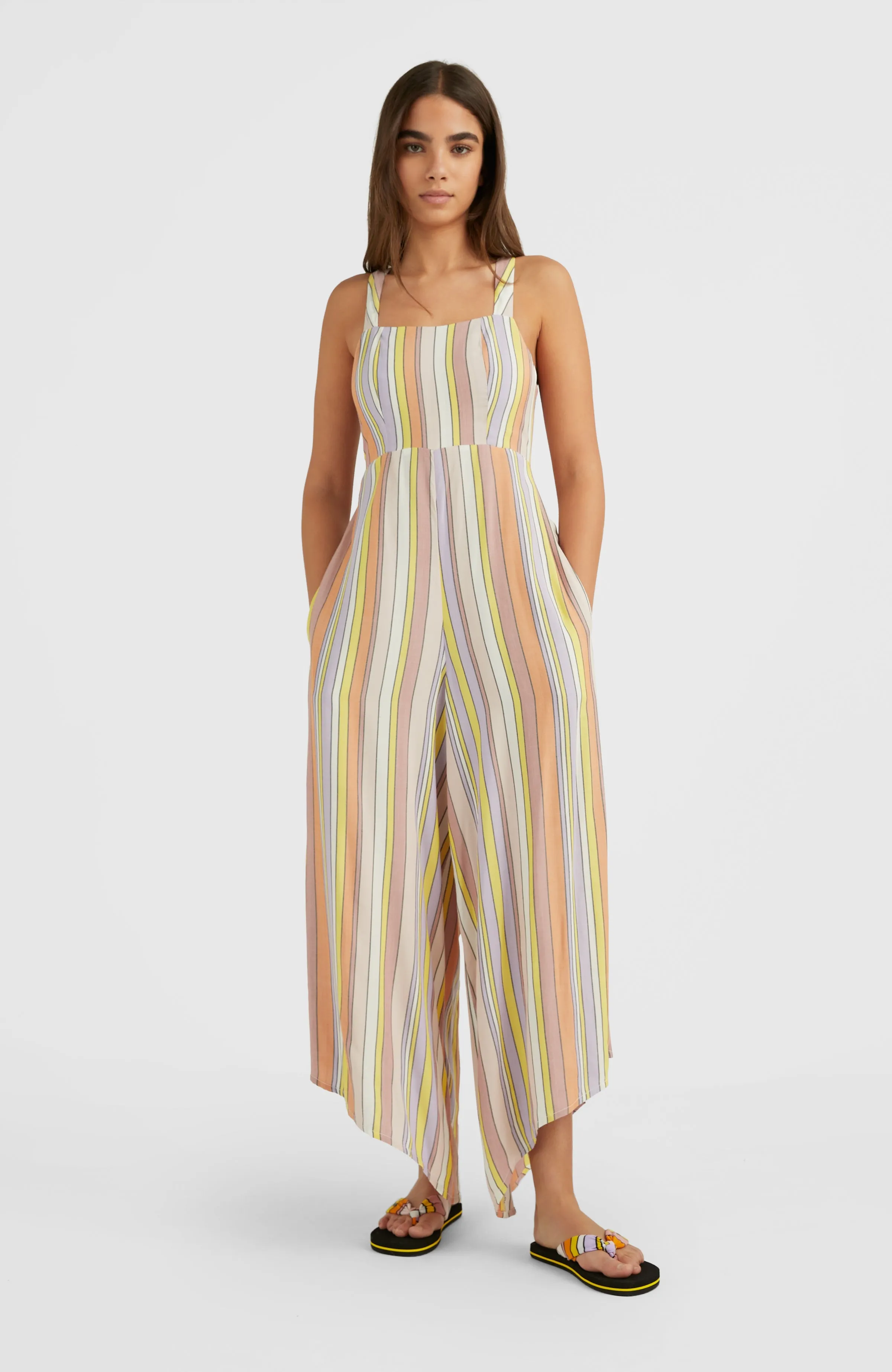 Alba Jumpsuit | Multi Stripe