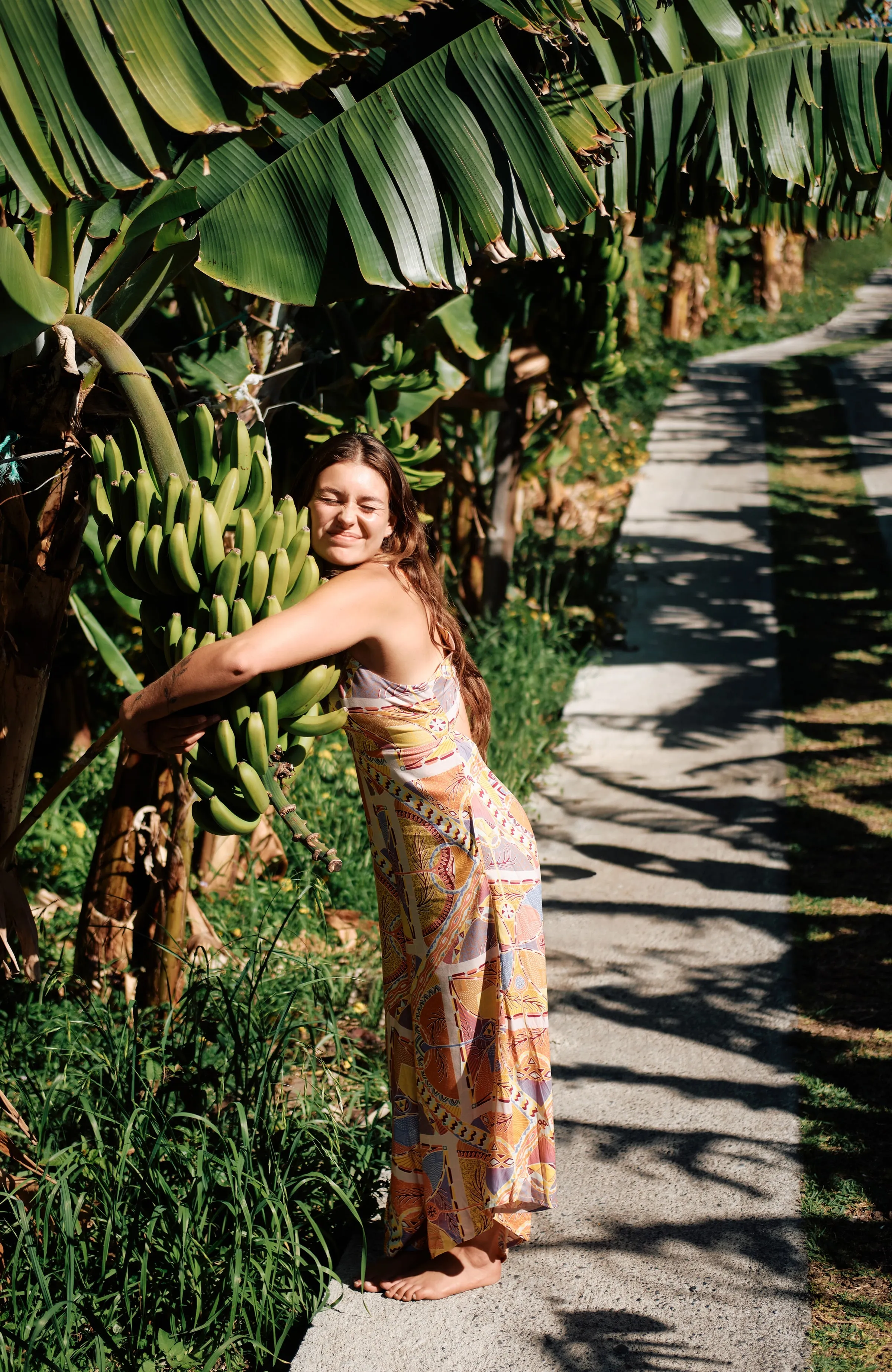 Alba Jumpsuit | Yellow Scarf Print