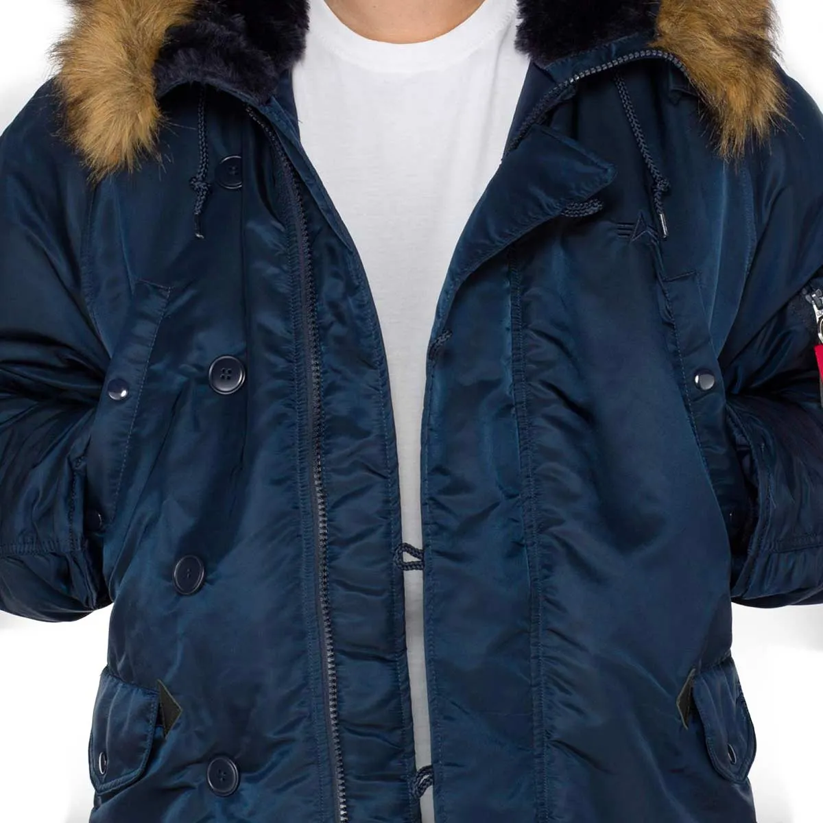 Alpha Industries N3B Hooded Parka Rep Blue