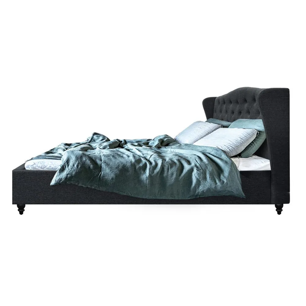 Altona King Bed Frame Charcoal