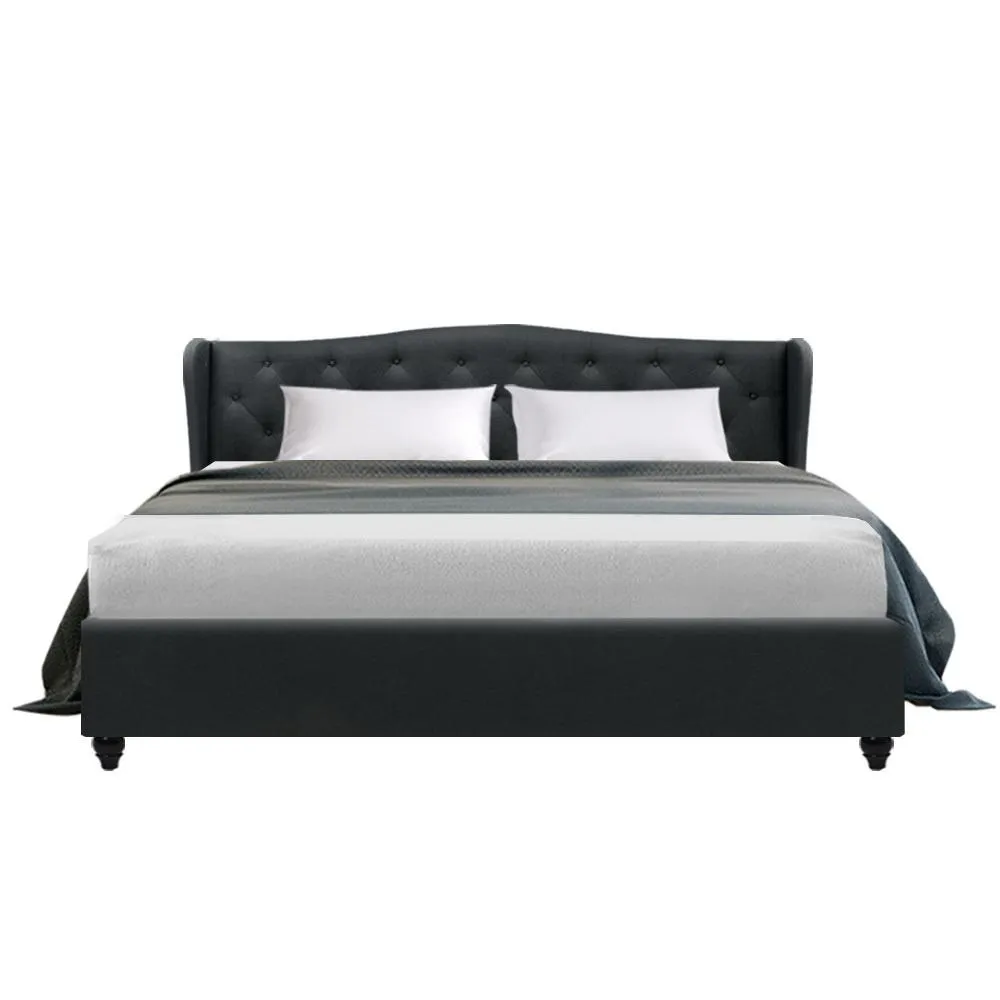 Altona King Bed Frame Charcoal