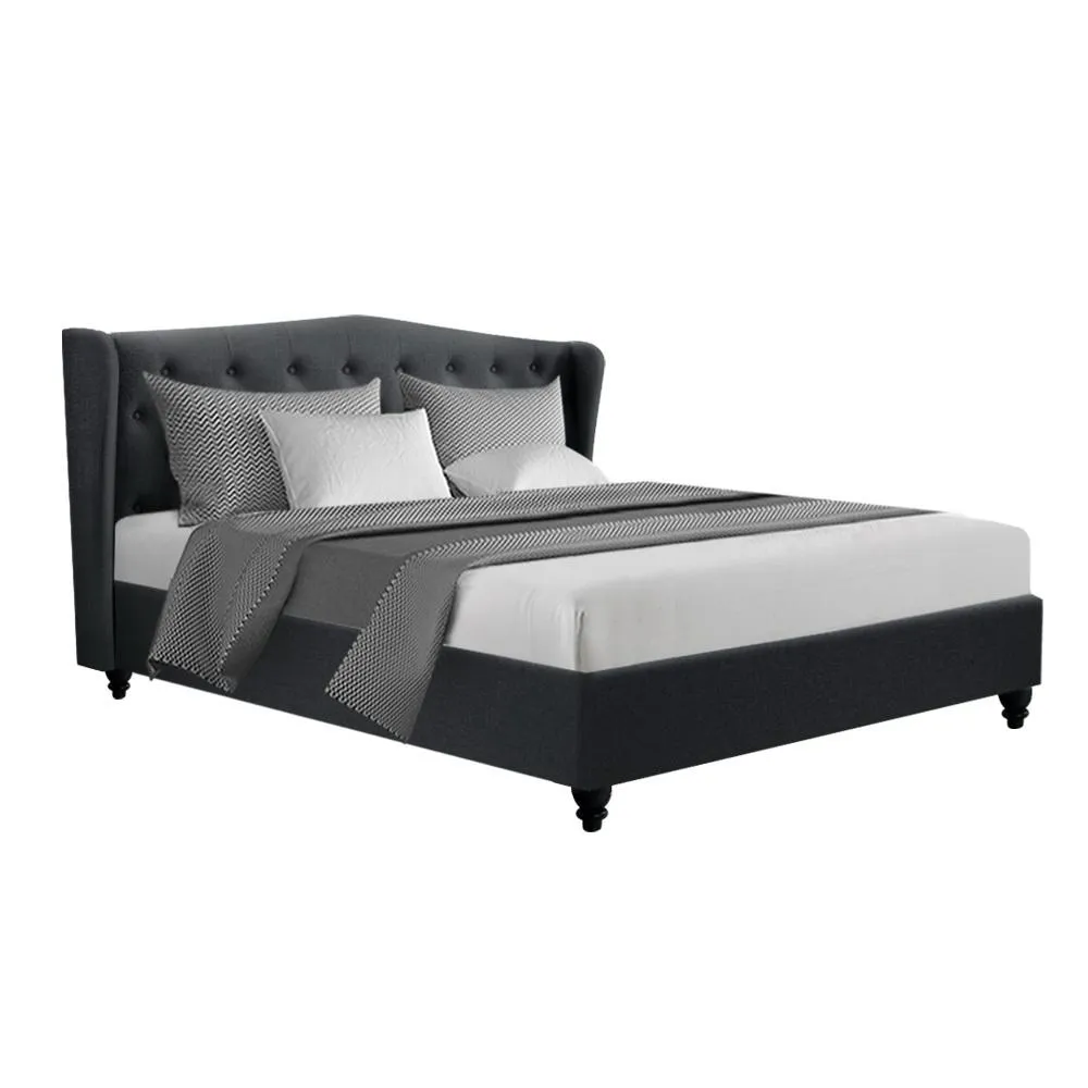 Altona King Bed Frame Charcoal