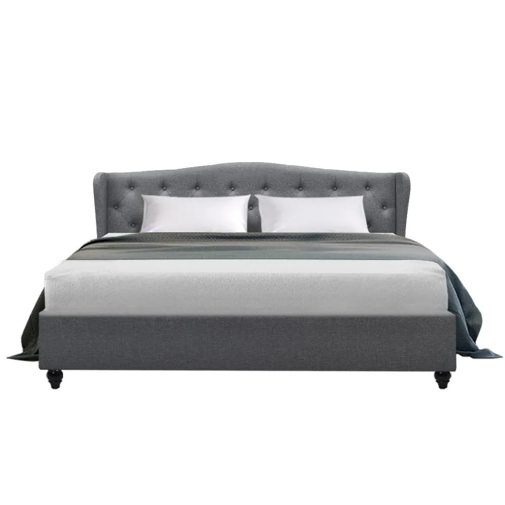 Altona King Bed Frame Grey