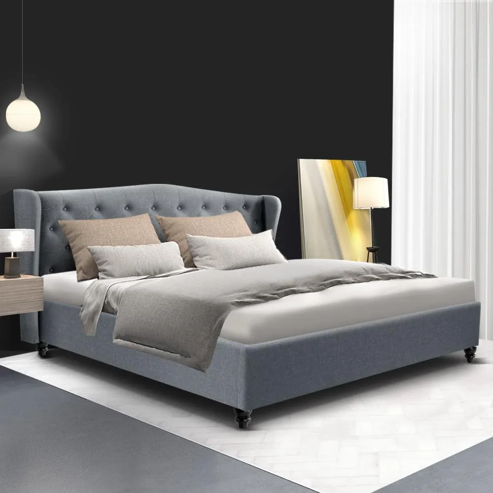 Altona King Bed Frame Grey