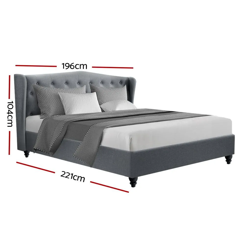 Altona King Bed Frame Grey