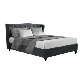 Altona Queen Bed Frame Charcoal