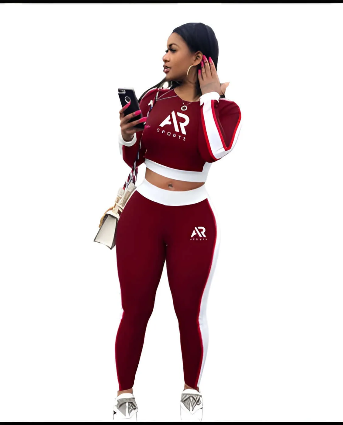 AR Sportswear Women's Plus Size 2PCS Lounge Casual Wear