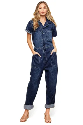 Aviation Denim Jumpsuit