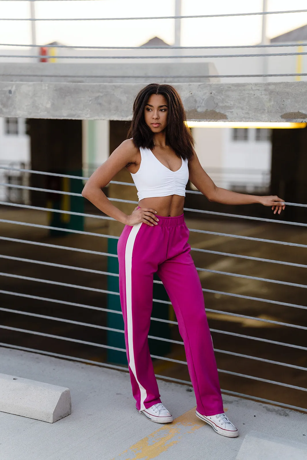 Azalea Zip Track Pant