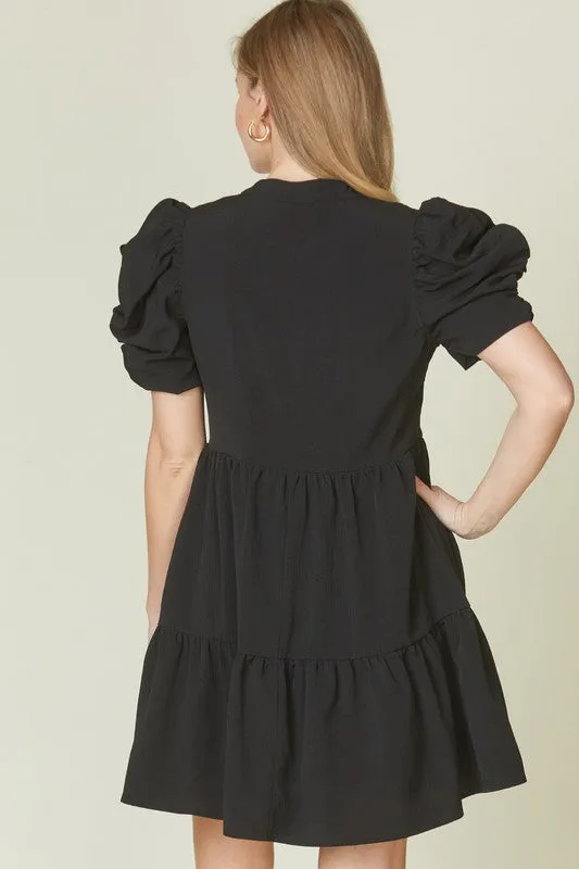 Black Baby Doll Dress