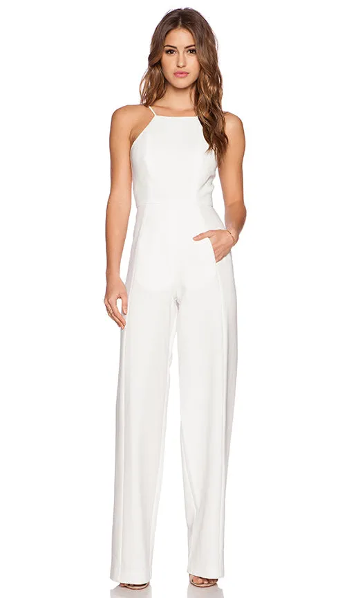 Black Halo - Joaquin Jumpsuit in Sugar