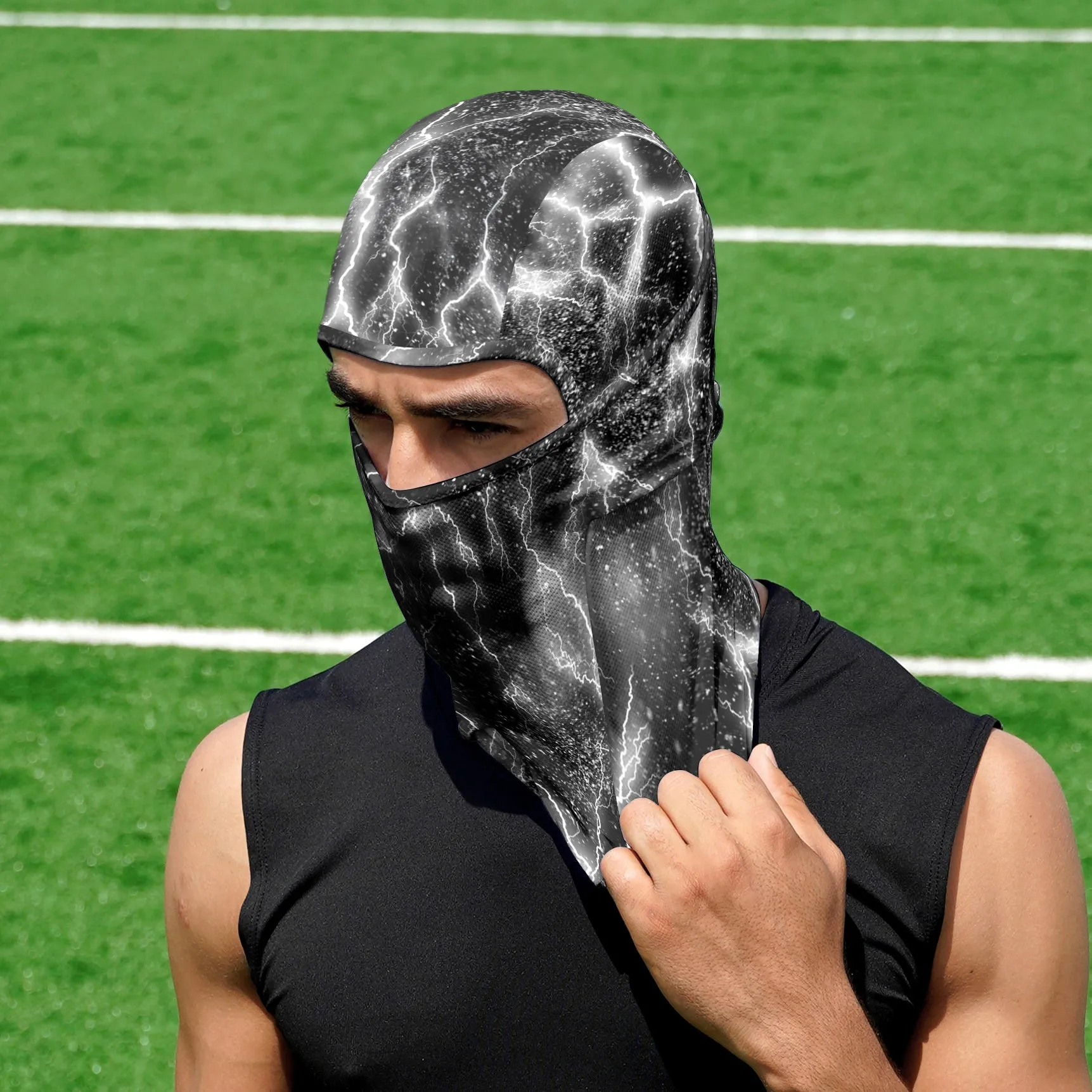 Black Rain Loose-Fitting Balaclava