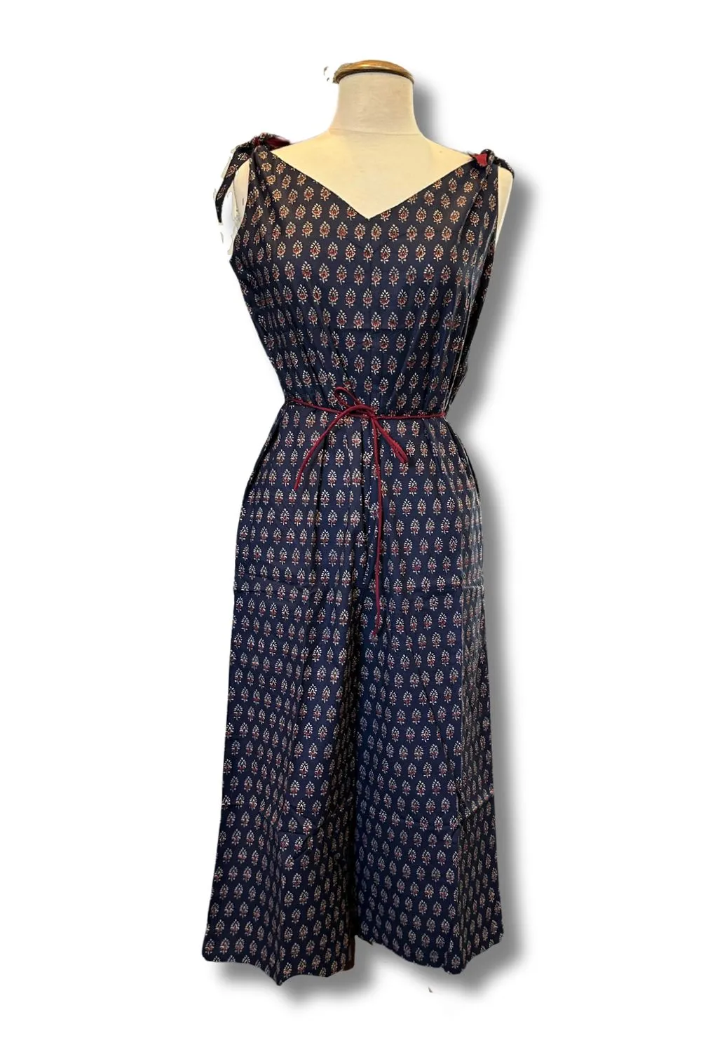 block print jumpsuit