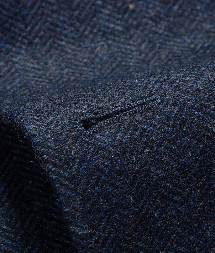 Blue Wool Blend Vintage Suit