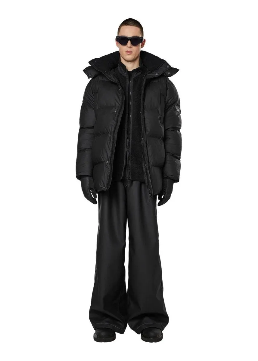 Boxy Puffer Parka - Black