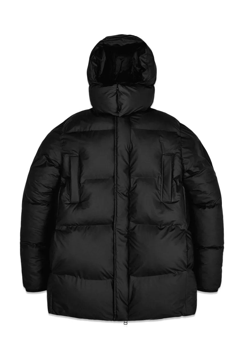 Boxy Puffer Parka - Black