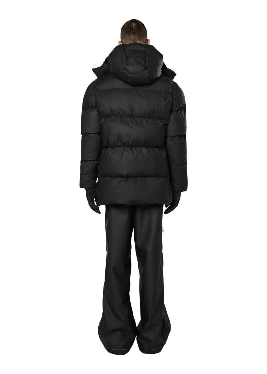 Boxy Puffer Parka - Black