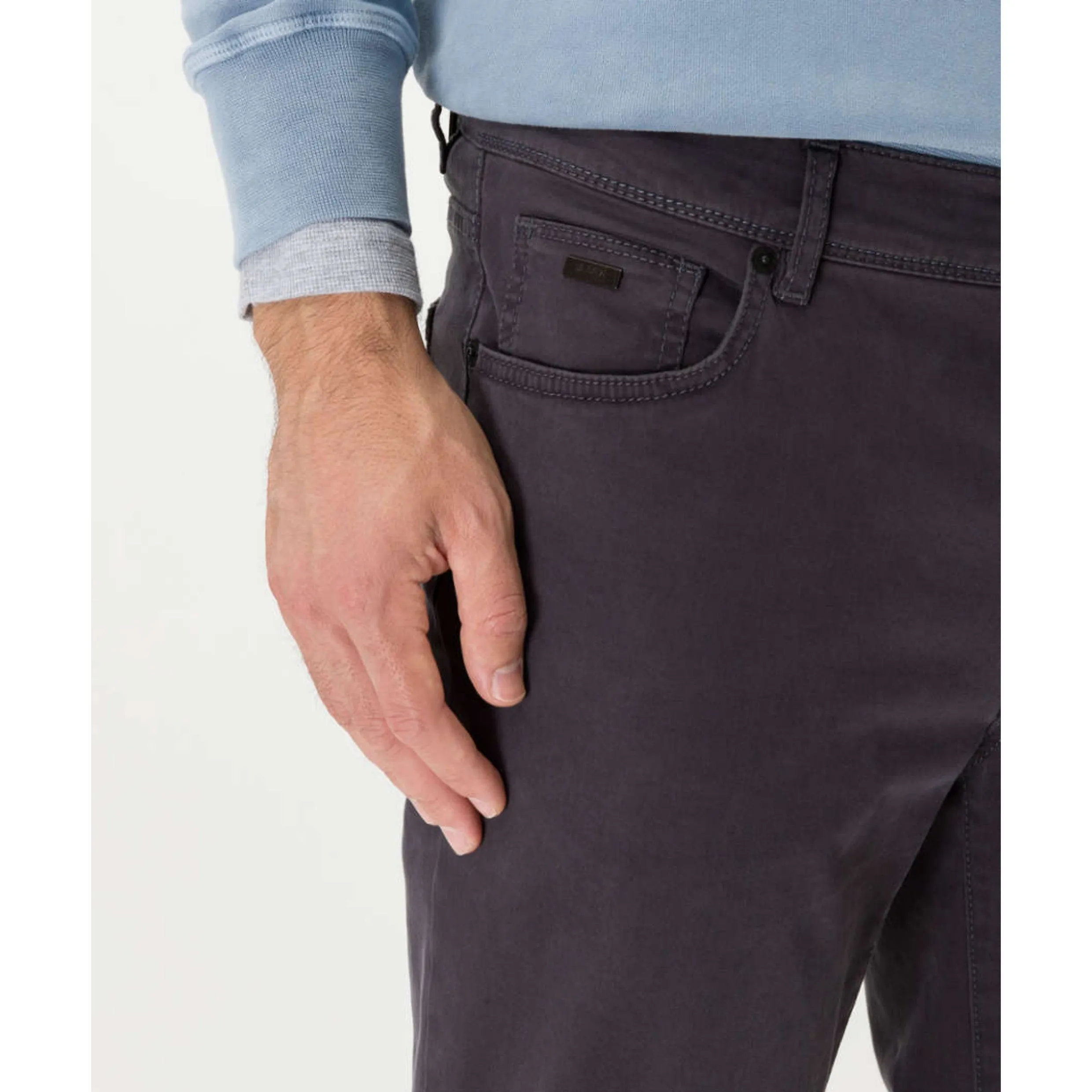 Brax Five-pocket Pants Marathon quality Cadiz 81-3507 Cement