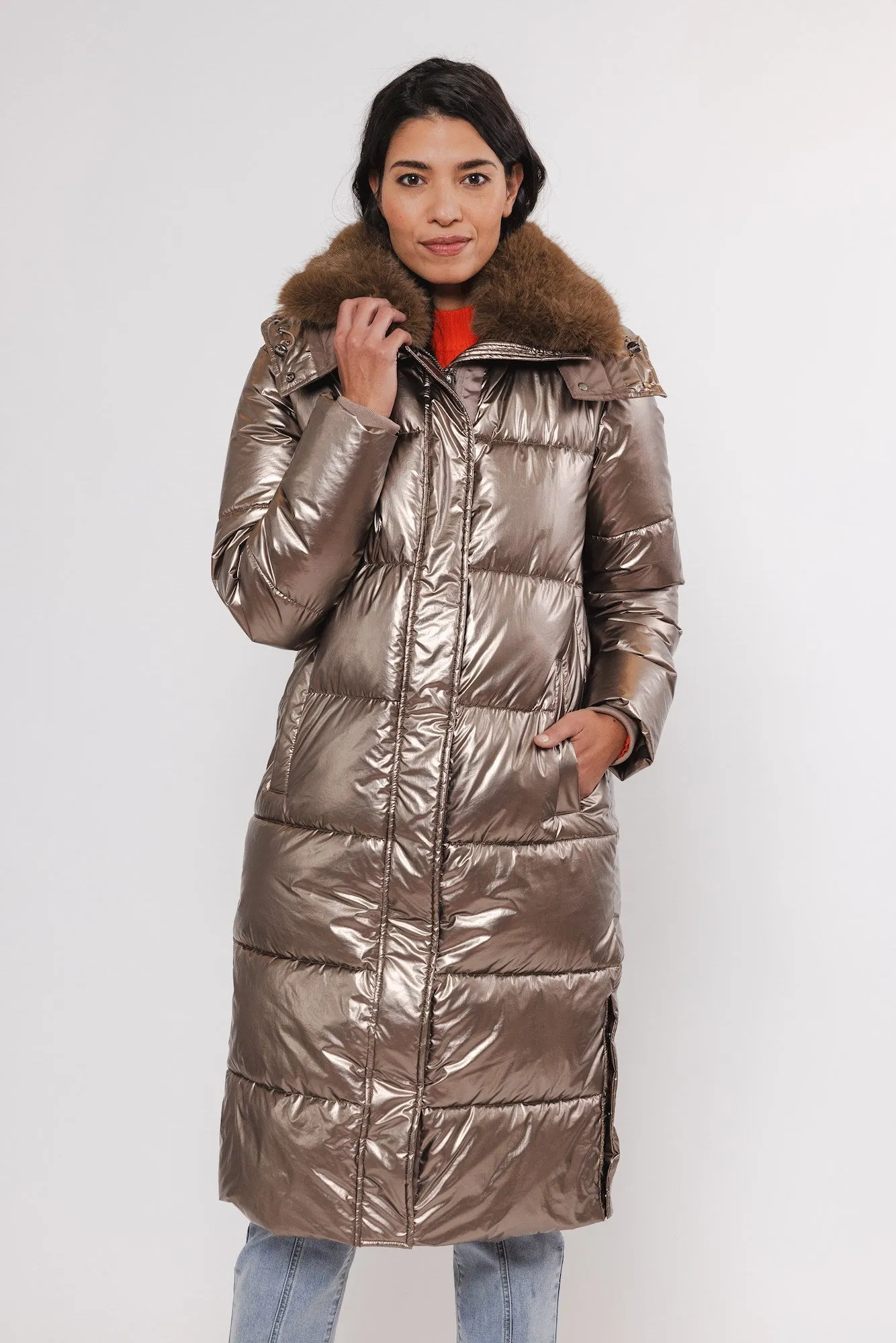 Bronze Heart Padded Coat