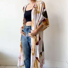 CA Kimono Floral - Ivory