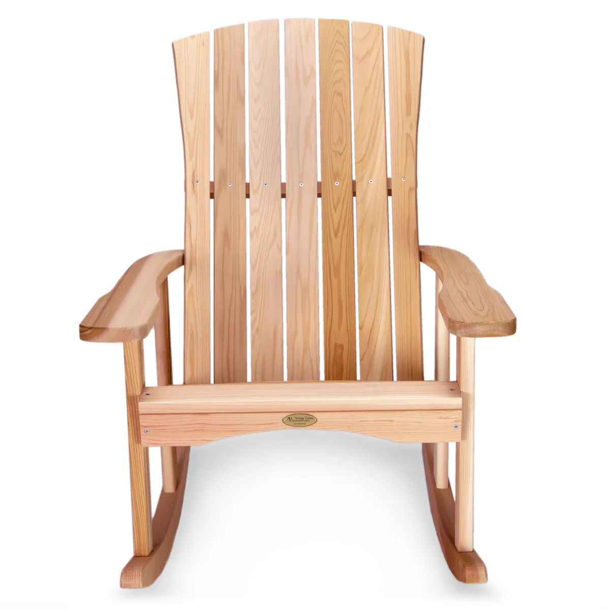 Cedar Athena Rocker Chair - Handcrafted In Canada With Rot Resistant, Untreated, Western Red Cedar.