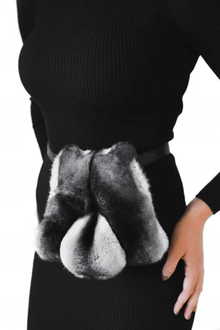 Chinchilla Fur Clutch Bag