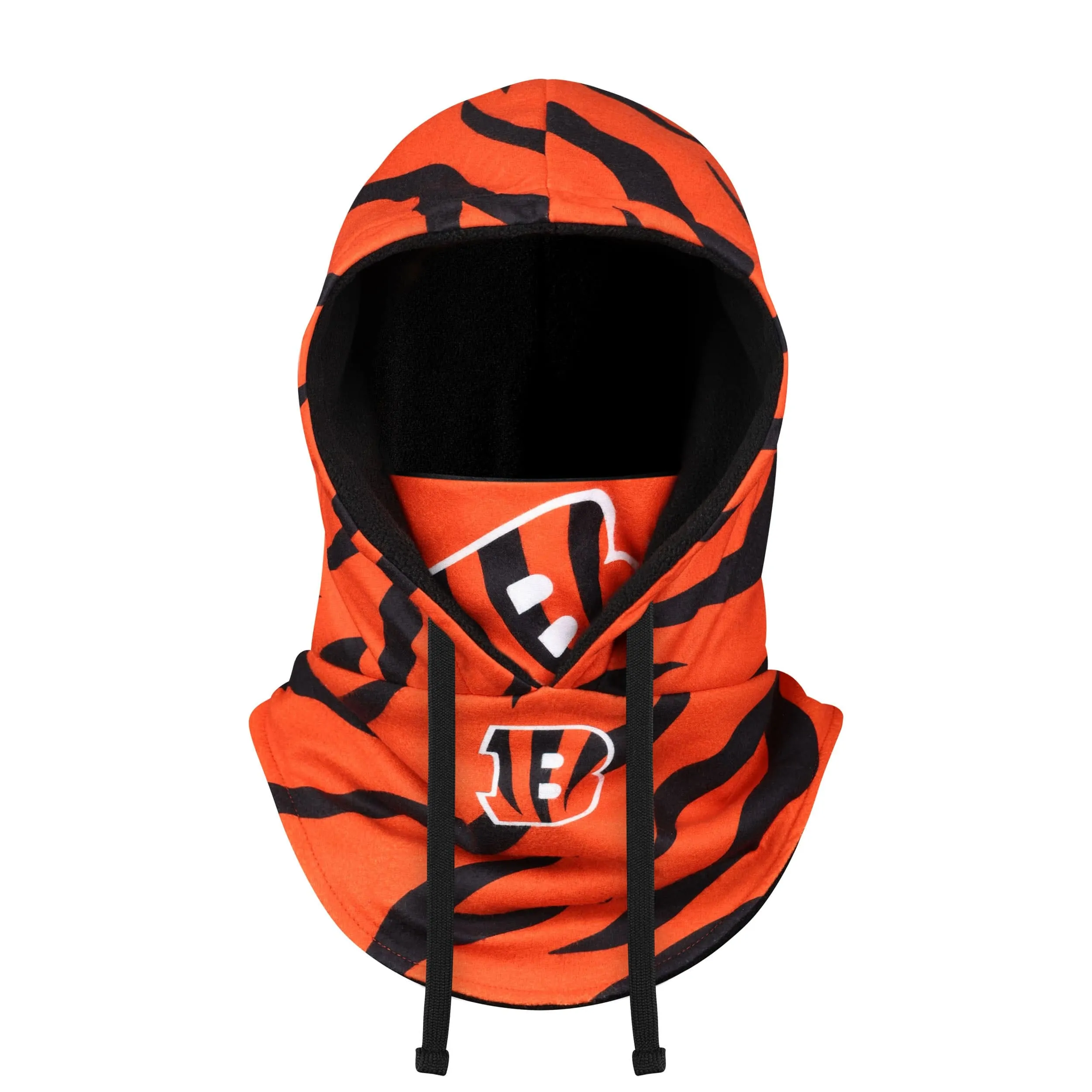 Cincinnati Bengals NFL Alternate Team Color Drawstring Hooded Gaiter