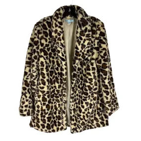 Coat Faux Fur & Sherpa By Skies Are Blue In Animal Print, Size: M