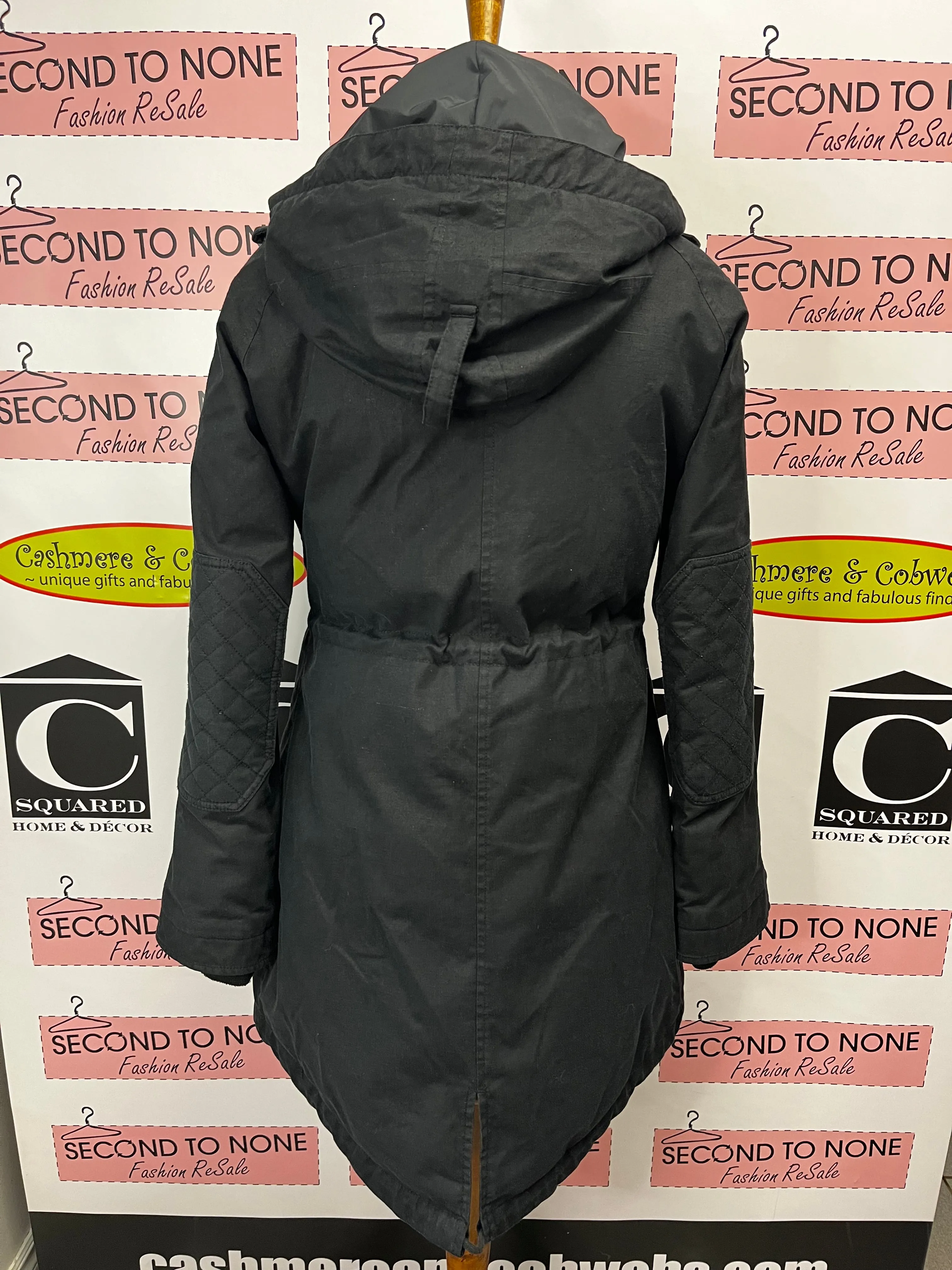 Community Black Down-Filled Parka (Size S)