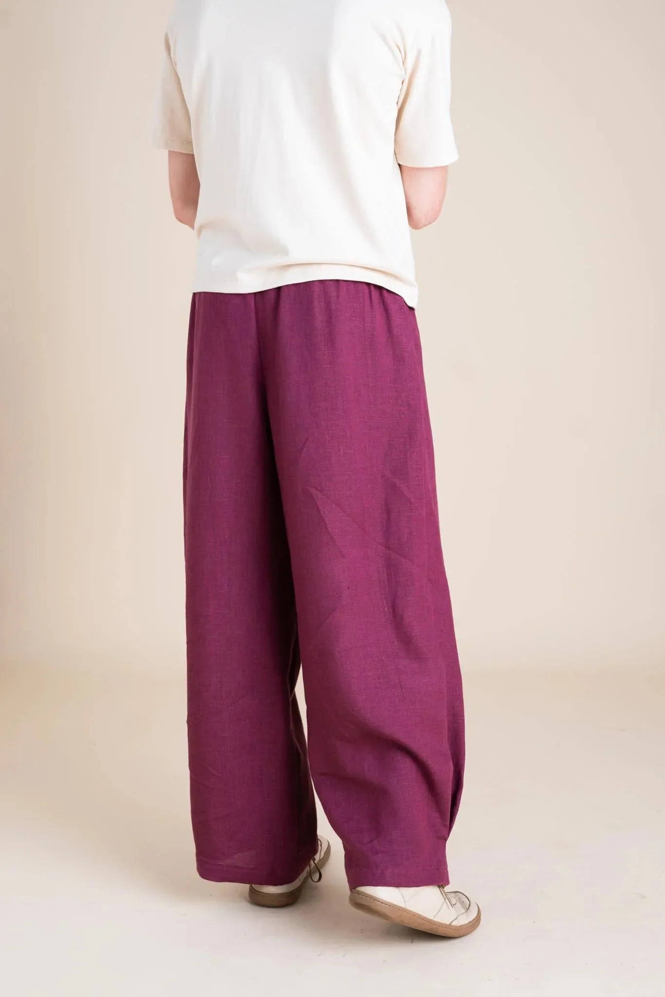 Crescent Moon Pants - Orchid