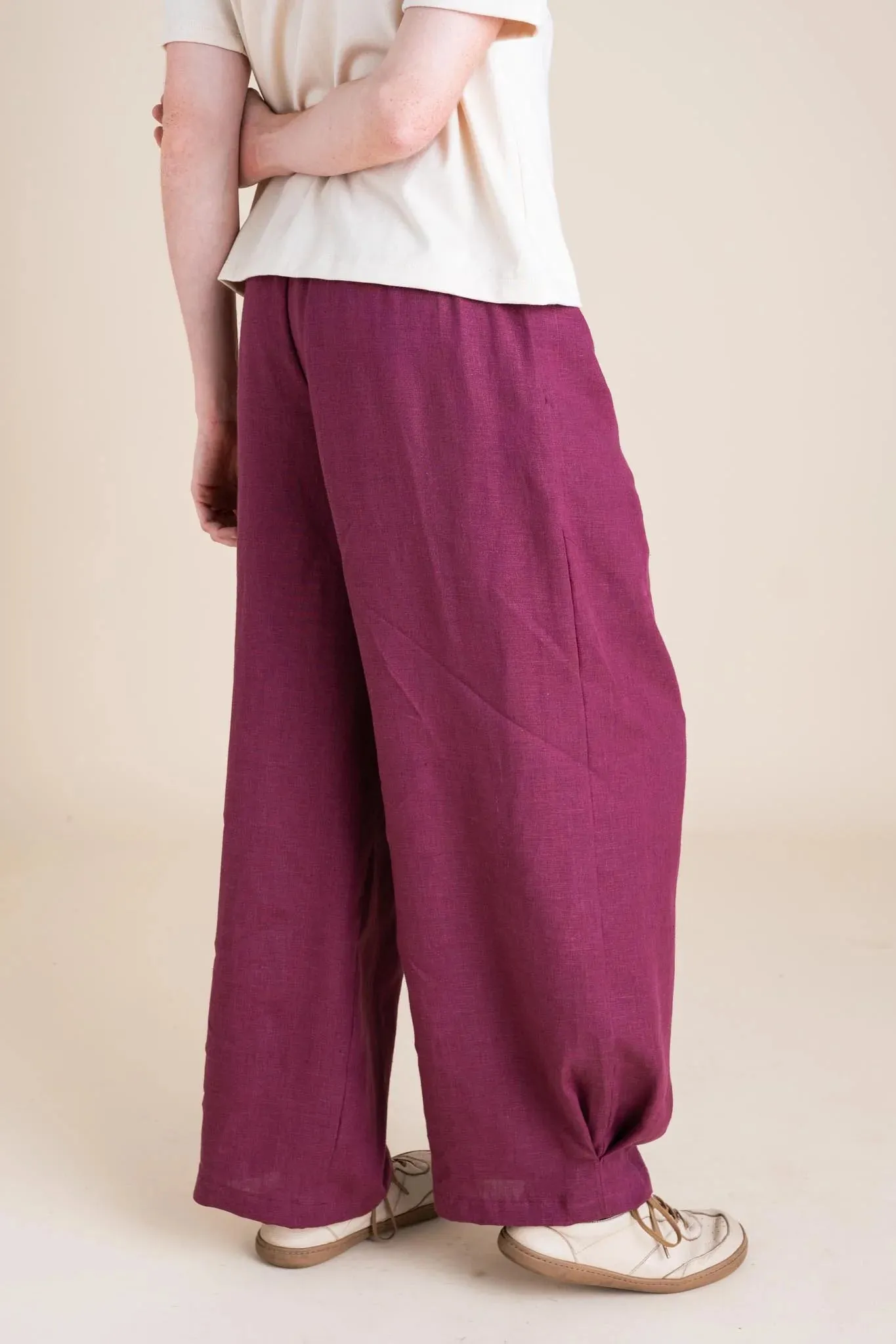 Crescent Moon Pants - Orchid