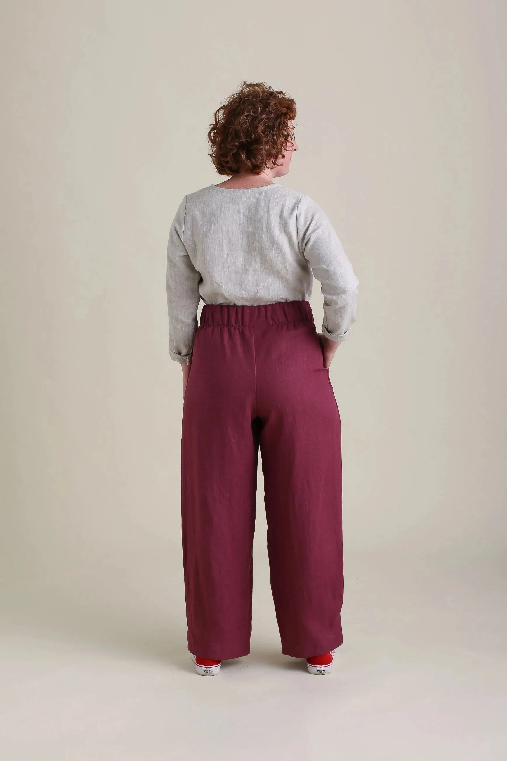 Crescent Moon Pants - Orchid