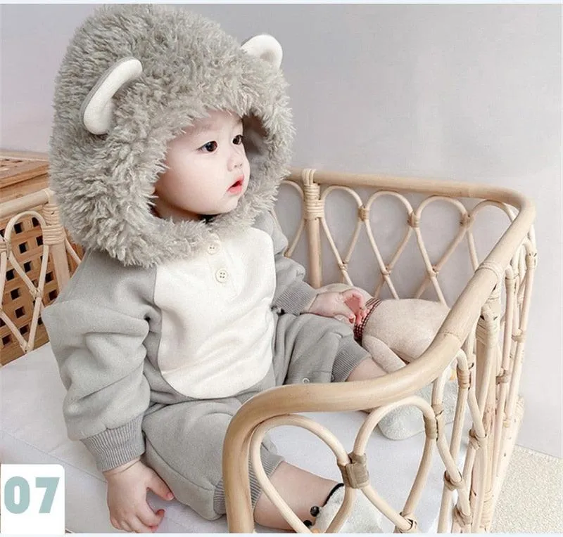 Cute hooded Lion romper