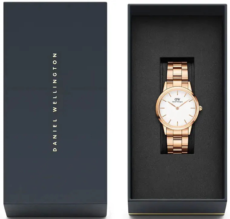 Daniel Wellington Iconic Link Ladies Rose Gold Watch DW00600211