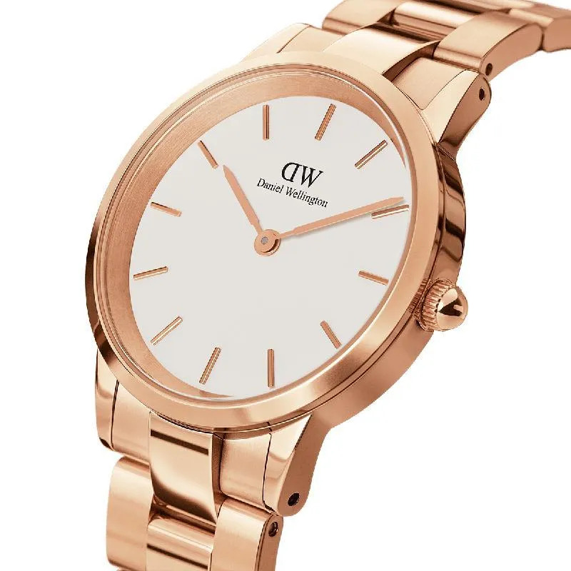 Daniel Wellington Iconic Link Men's Rose Gold Watch DW00100343