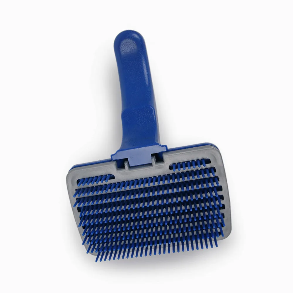 Dear Pet Slicker Brush in Blue for Dogs & Cats