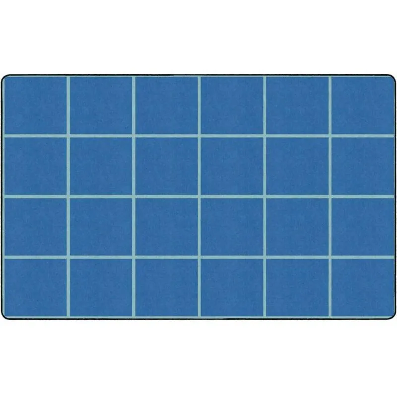 Deep Blue Sea Classroom Seating Grid Rug