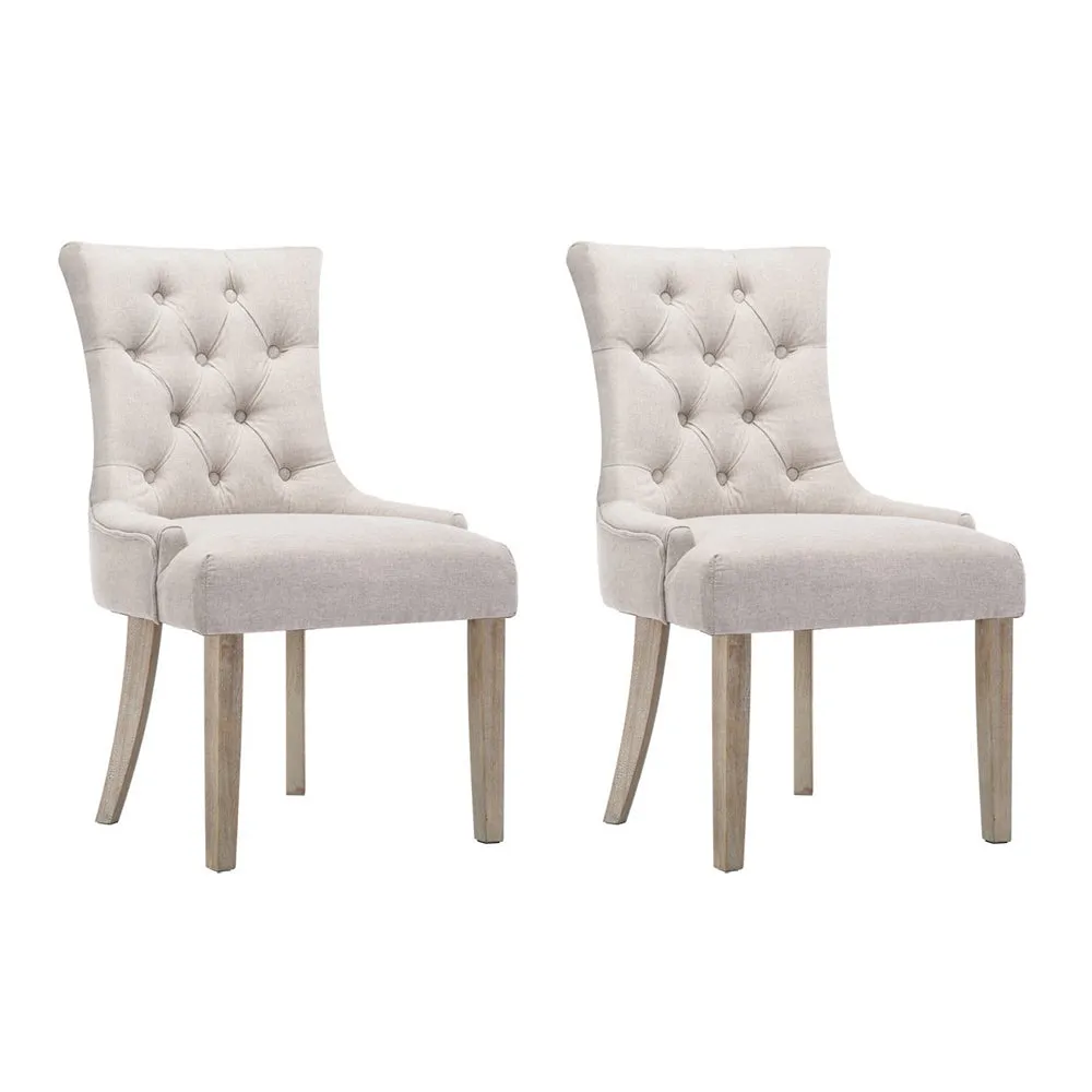 Dining Chairs French Provincial x 2