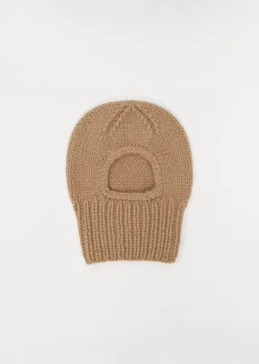 Dita Cashmere Balaclava — Camel