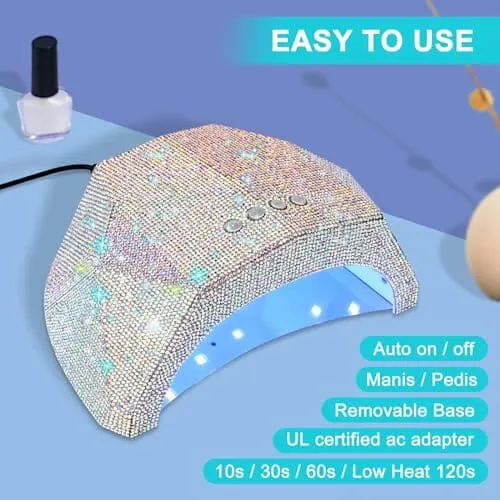 DIY Nail Art UV LED  Gel Nail Flash Curing Lamp 48w