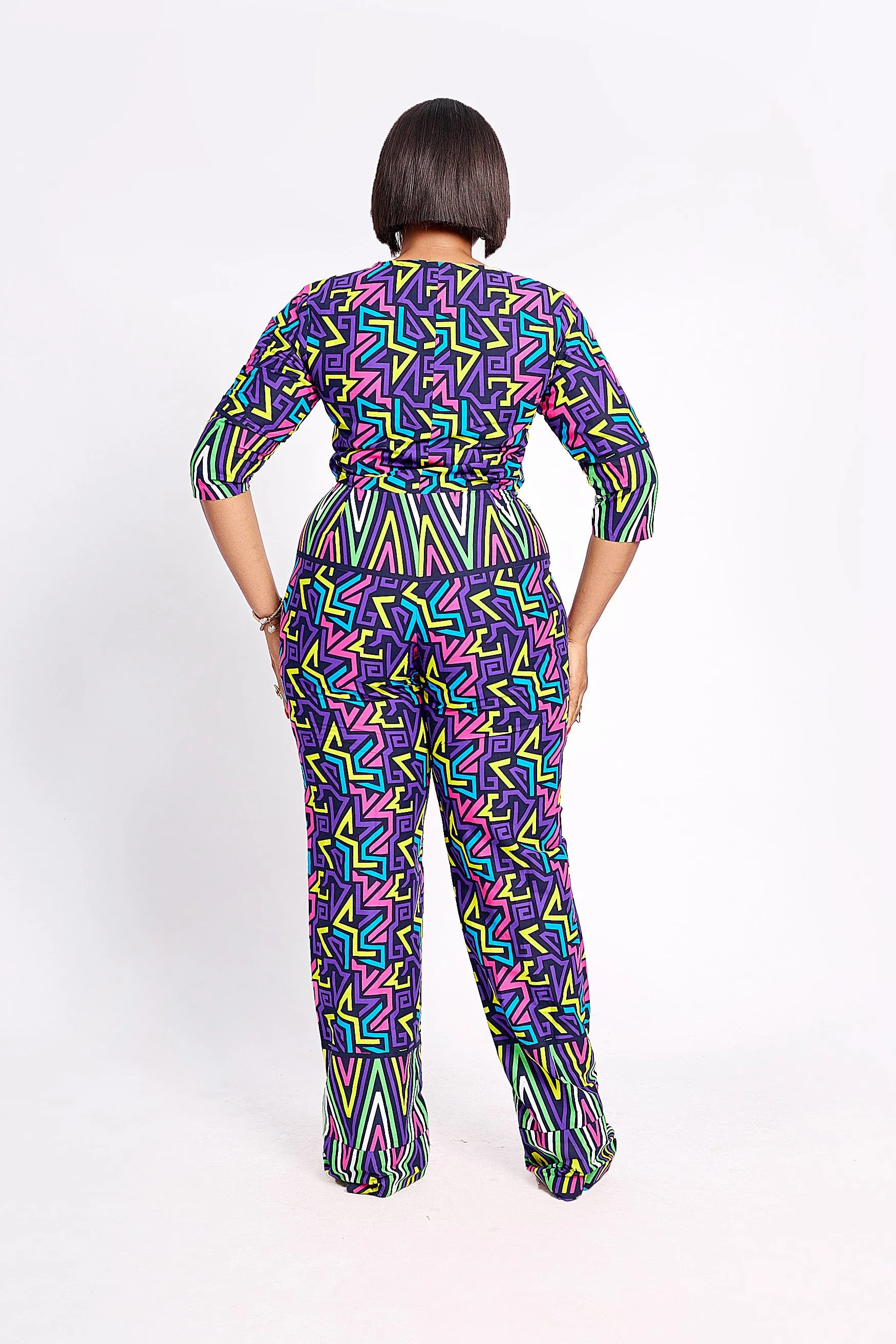 EBELE AFRICAN PRINT JUMPSUIT