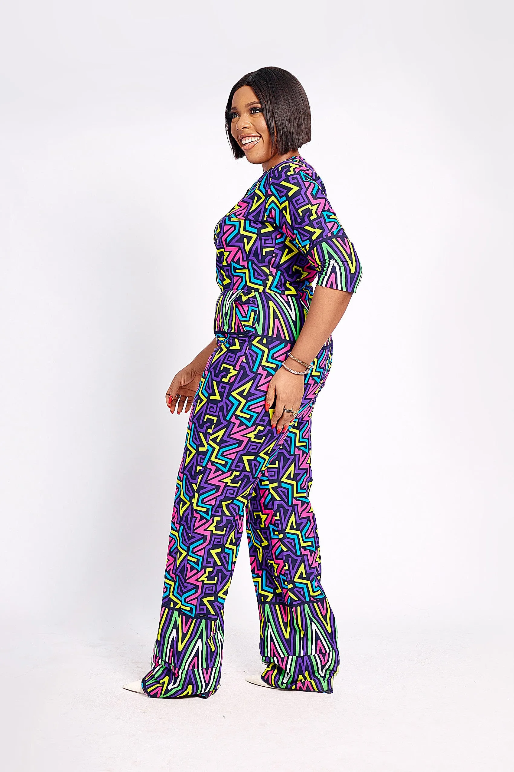 EBELE AFRICAN PRINT JUMPSUIT